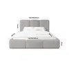 FEDVE Polsterbett Doppelbett Walmer Schlafzimmer Bett Produktbild-Vorschau 3