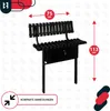 KOTARBAU® Cintorínska lavička 75 cm Záhradná lavička na Náhľad obrázku produktu 6