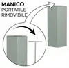 Ohm - Portaombrelli di Design 25x72x22 cm con Feritoia di Anteprima dell’immagine prodotto 4