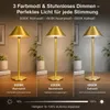 LED Tischlampe kabellos mit Akku - 360° Drehbar Touch Produktbild-Vorschau 2