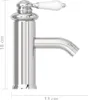 vidaXL Umyvadlová baterie chromovaná 130x180 mm Náhled obrázku produktu 5