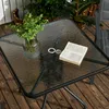 Gartentisch Abnehmbar Metall 76x76 cm Wetterfest Produktbild-Vorschau 7