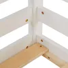 Homestyle4u detská posteľ biela 90x200cm dom posteľ ochrana Náhľad obrázku produktu 7