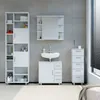 Vicco Badschrank Ilias, 60 x 190 cm, Weiß Produktbild-Vorschau 4