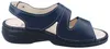 FINN COMFORT Milos Damen Sandalen blau atlantic Glattleder Produktbild-Vorschau 4