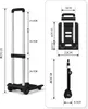 Folding Hand Truck 200lbs 4 Wheel Cart Collapsible Gepäck Produktbild-Vorschau 6