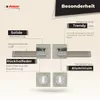 DOMINO Türgriff Drückergarnitur BB-Buntbart Set | Produktbild-Vorschau 7