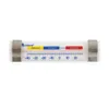 A thermometer for a refrigerator, showing temperature ranges for freezing, chilling, and harmful temperatures. Produktbild-Vorschau