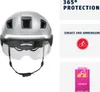 ABUS Fahrradhelm HYP-E B.LACE - mit Front-, Rück- und Produktbild-Vorschau 2