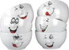 Müslischüssel aus Keramik 6er-Set mit Smiley Gesicht Ø13 cm Produktbild-Vorschau 1