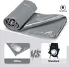 Wiltec Bâche de camion 5 x 7m Grise 650 g/m² Polyester Voir les images du produit 6