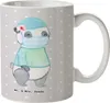 Mr. & Mrs. Panda Kaffeetasse Chirurgin Herz - Grau Pastell Produktbild-Vorschau 1