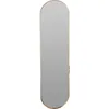 A full-length oval mirror with a gold frame, presented against a white background. Anteprima dell’immagine prodotto