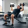 SPORTNOW Opklapbare halterbank, trainingsbank met beenzak Productafbeelding-voorbeeld 2