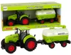 Leantoys Traktor mit großem Radanhänger auf der grünen Farm Produktbild-Vorschau 1