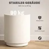 HOMCOM Odkládací stolek do obývacího pokoje s kamenným Náhled obrázku produktu 5