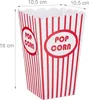 Sacchetti per popcorn Relaxdays, set da 60 pezzi, a righe, Anteprima dell’immagine prodotto 4