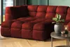 KAWOLA Sofa ROSARIO Ecksofa Velvet bordeaux Recamiere links Produktbild-Vorschau 4