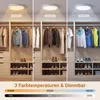 LED Deckenleuchte mit Bewegungsmelder, Rund Deckenlampe Produktbild-Vorschau 5