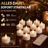 Monzana Candele LED 10 pz senza fiamma telecomando 37mm Anteprima dell’immagine prodotto 4