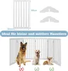 COSTWAY barriera recinzione cani alta 89cm, 4 pannelli Anteprima dell’immagine prodotto 3