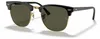 Ray-Ban RB3016 Clubmaster zonnebril, zwart-goud, met G-15 Productafbeelding-voorbeeld 9