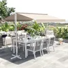 Outsunny Standmarkise Gartenmarkise mit Faltarm Terrasse Produktbild-Vorschau 2