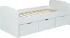 LOUANE Bett mit 2 Schubladen und 1 mit Kommode - 90x190 c m Produktbild-Vorschau 6