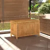 vidaXL Gartentruhe 90x52x55 cm Bambus Produktbild-Vorschau 2