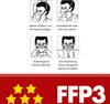 20x FFP3 mit Ventil 3M 8835 Maske mit CE - Atemschutzmaske Produktbild-Vorschau 4