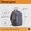 HP Travel 18 Liter 15,6 Zoll Laptop-Rucksack (Blue Night), Produktbild-Vorschau 6