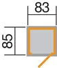Garten-/Terrassenschrank 361 Gr.1 B x T x H 100 x 105 x 195 Produktbild-Vorschau 1