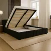 Polsterbett Nero mit Kopfteil, 180x200 cm, Doppelbett mit Produktbild-Vorschau 6