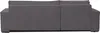 The back view of a dark gray sectional sofa. Produktbild-Vorschau