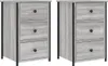 Two identical nightstands are shown side-by-side against a white background. Produktbild-Vorschau