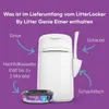 LitterLocker di Litter Genie, L'ORIGINALE, secchio per Anteprima dell’immagine prodotto 2