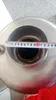 A close-up view of the opening of a stainless steel boiler, with a measuring tape across it. Produktbild-Vorschau