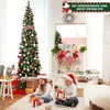 Choinka LED COSTWAY 210 cm, oszczędzająca miejsce choinka z Podgląd zdjęcia produktu 2