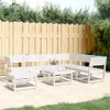 7-tlg. Garten-Lounge-Set Weiß Massivholz Kiefer 3216926 Produktbild-Vorschau 1