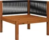 vidaXL Garten-Ecksofas 2-tlg. mit Kissen Holz Akazie & Seil Produktbild-Vorschau 5