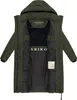 Marikoo Damen Wintermantel lang Mantel Steppjacke Parka Produktbild-Vorschau 10