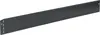 A black metal garden edging strip shown diagonally against a white background. Produktbild-Vorschau