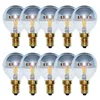 A set of 10 LED filament light bulbs arranged in two rows on a white background. Produktbild-Vorschau