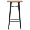 3-teiliges Bar-Set Stahl Braun Schwarz Produktbild-Vorschau 3