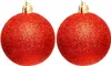 Dekoratívne plastové vianočné ozdoby 6 cm - sada 12 kusov, Náhľad obrázku produktu 2