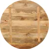 vidaXL Tischplatte Ø 90x2,5 cm Rund Massivholz Mango Produktbild-Vorschau 4