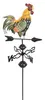 Gartenstecker "Hahn" auf Windrad aus Metall, handbemalt, Produktbild-Vorschau 1
