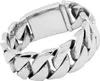 Massives Armband silber aus Edelstahl B5167 Produktbild-Vorschau 1