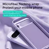 A close-up view of a phone case with text overlays highlighting its features. Produktbild-Vorschau