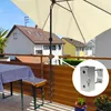 Portaombrelli in acciaio inox per ringhiera balcone tondo e Anteprima dell’immagine prodotto 2